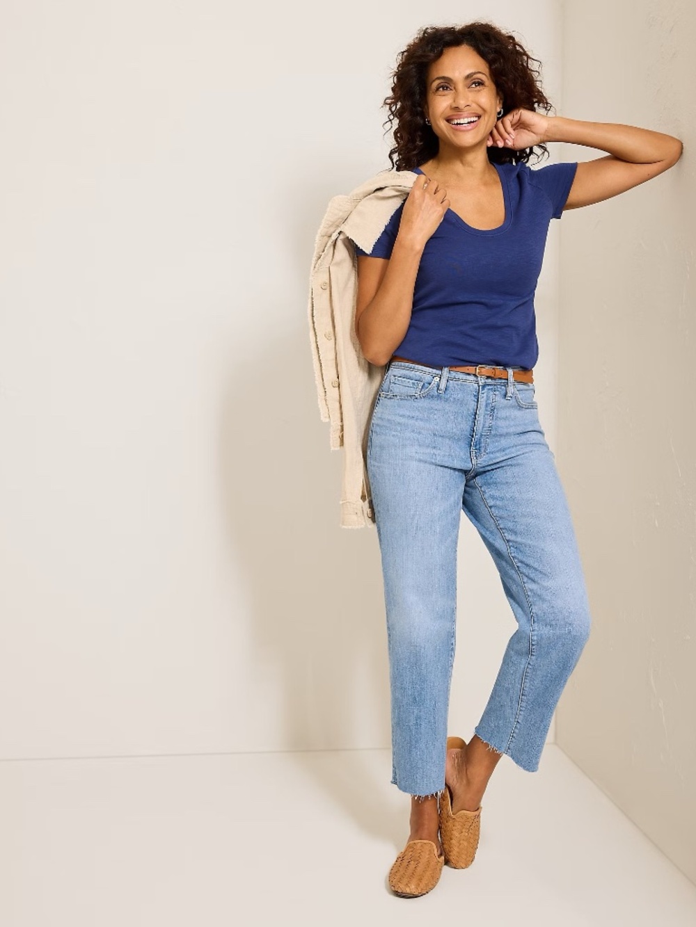 Tommy Bahama High Rise Straight Leg Denim